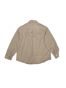 SONG FOR THE MUTE X ADIDAS - Adi006 Shirt - AW25 - BLACK WILD BROWN